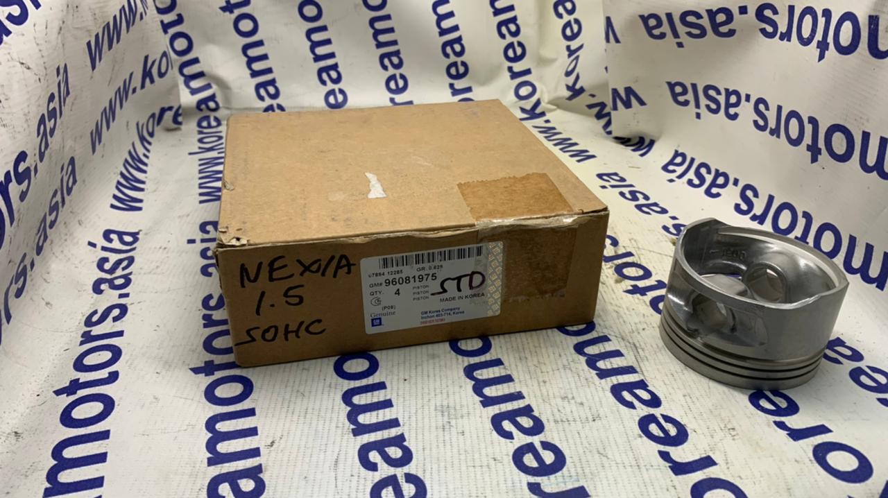 Поршни с пальцами std Daewoo Nexia, Lanos 1,5 Sohc (без пальцев) Поршни с пальцами std Daewoo Nexia, Lanos 1,5 Sohc (без пальцев)