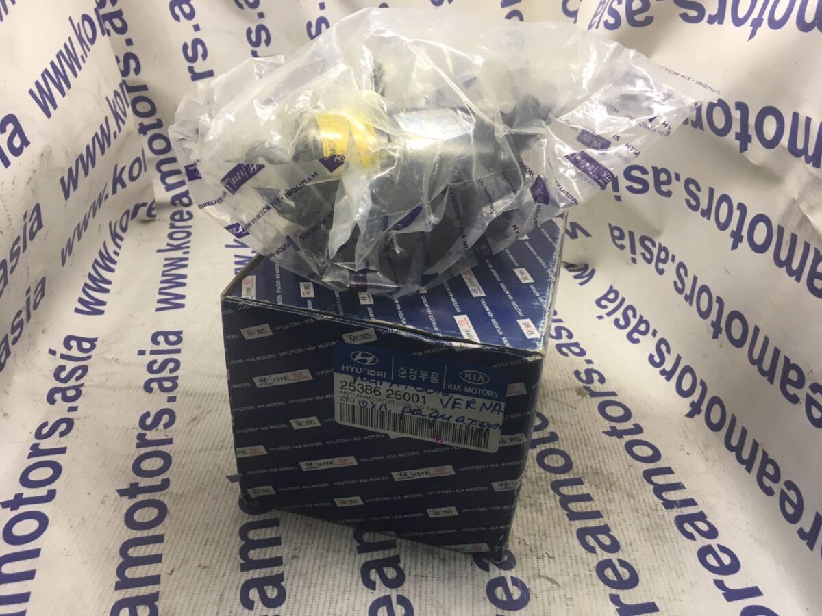 Двигатель вентилятора охлаждения радиатора Hyundai Verna 1,5 Dohc Двигатель вентилятора охлаждения радиатора Hyundai Verna 1,5 Dohc