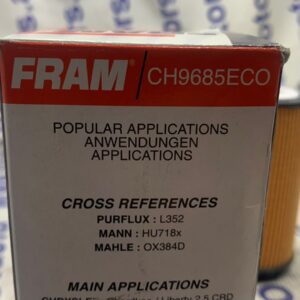 Фильтр масляный Kia Sportage New, Santa Fe Classic 2,0 диз. (картридж)