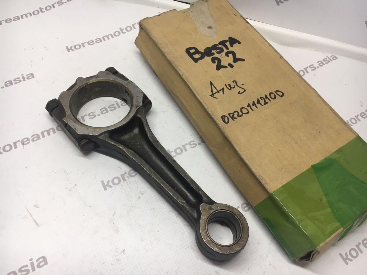 Шатун Kia Besta (R2-2.2 диз.) диам. под палец 25мм. диам. под кор. вкл. 44мм. L=215мм. Ширина верх 4 Шатун Kia Besta (R2-2.2 диз.) диам. под палец 25мм. диам. под кор. вкл. 44мм. L=215мм. Ширина верх 4