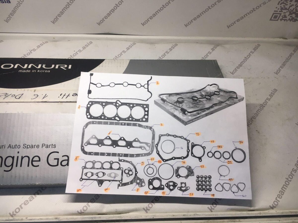 Ремкомплект двигателя Daewoo Lanos, Lacetti 1.6 Dohc Ремкомплект двигателя Daewoo Lanos, Lacetti 1.6 Dohc