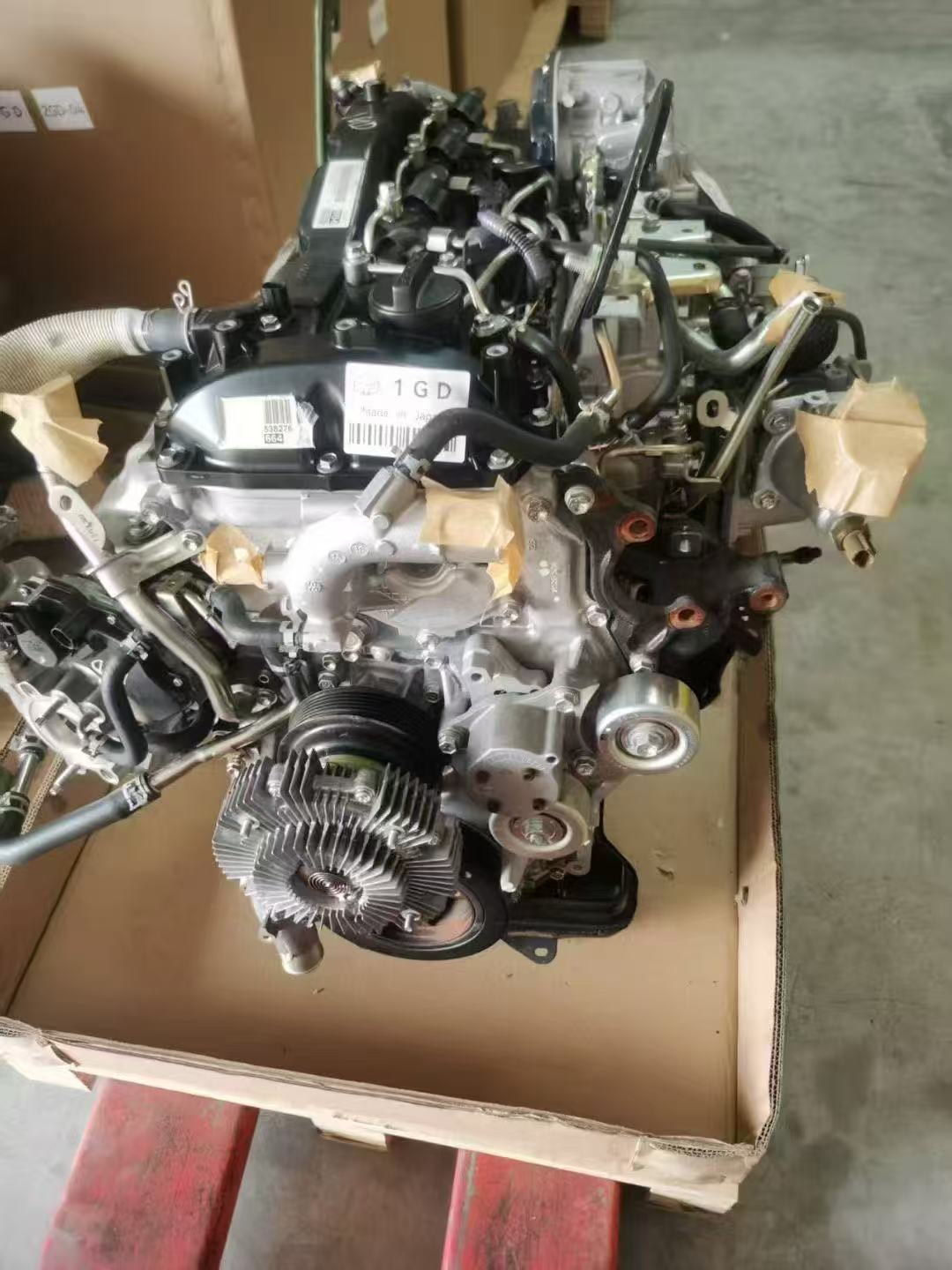 Новый двигатель 1GD-FTV (в сборе, оригинал, OEM 1900011A62) (Toyota Fortuner 2 (AN160) 2015-н.в., Hilux 8 (AN120) 2015-н.в., Innova 2 (AN140) 2015-н.в., Land Cruiser Prado 150 (J150) 2015-н.в., 250 (J250) 2023-н.в.) Новый двигатель 1GD-FTV (в сборе, оригинал)